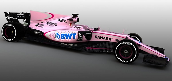 F1マシンがピンク色に染まる！BWTとは何の会社なの？
