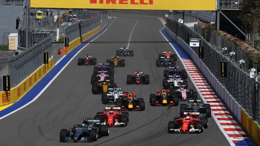 F1-2017第4戦ロシア決勝データ（スピードトラップ・セクタータイム・ファーステストタイム）