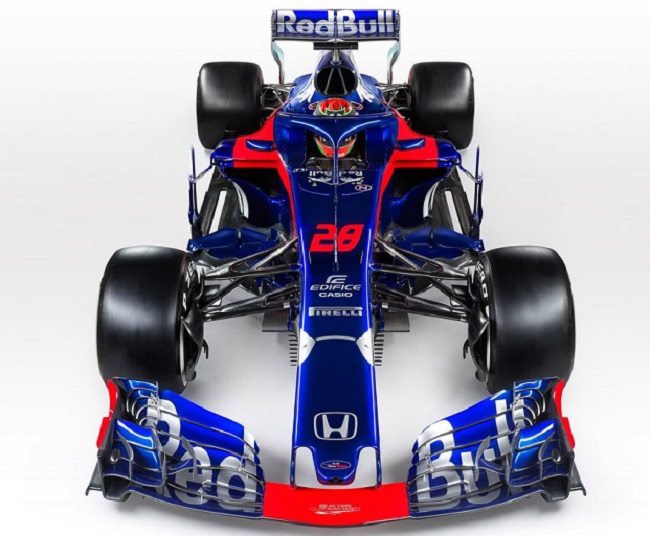 F1 18 トロロッソが新車str13を発表 ホンダコラボ第1号車登場 F1モタスポgp Com