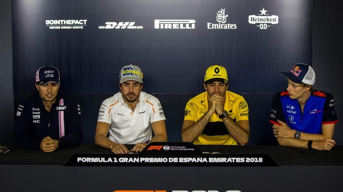 F1-2018 第5戦スペインGPフリー走行①結果 タイムと速度データ