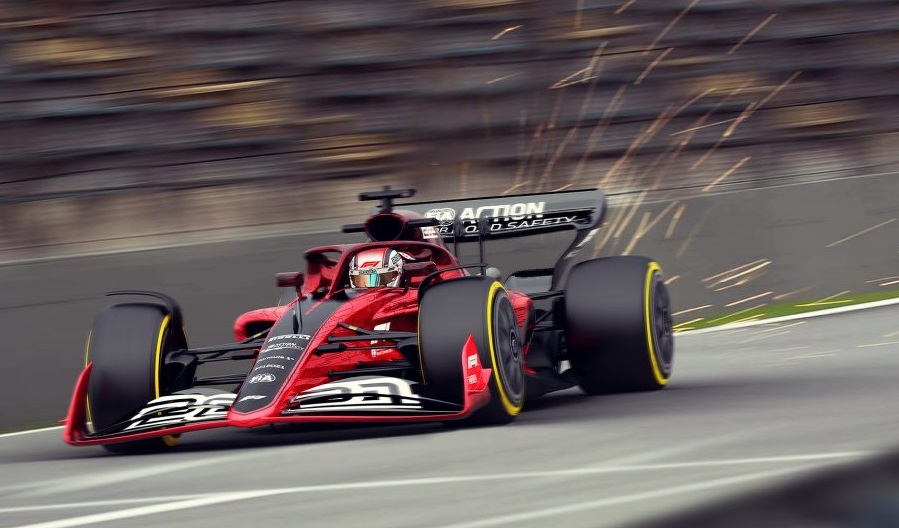 2022年F1新レギュレーションマシンの実車版ショーカーモデル画像！