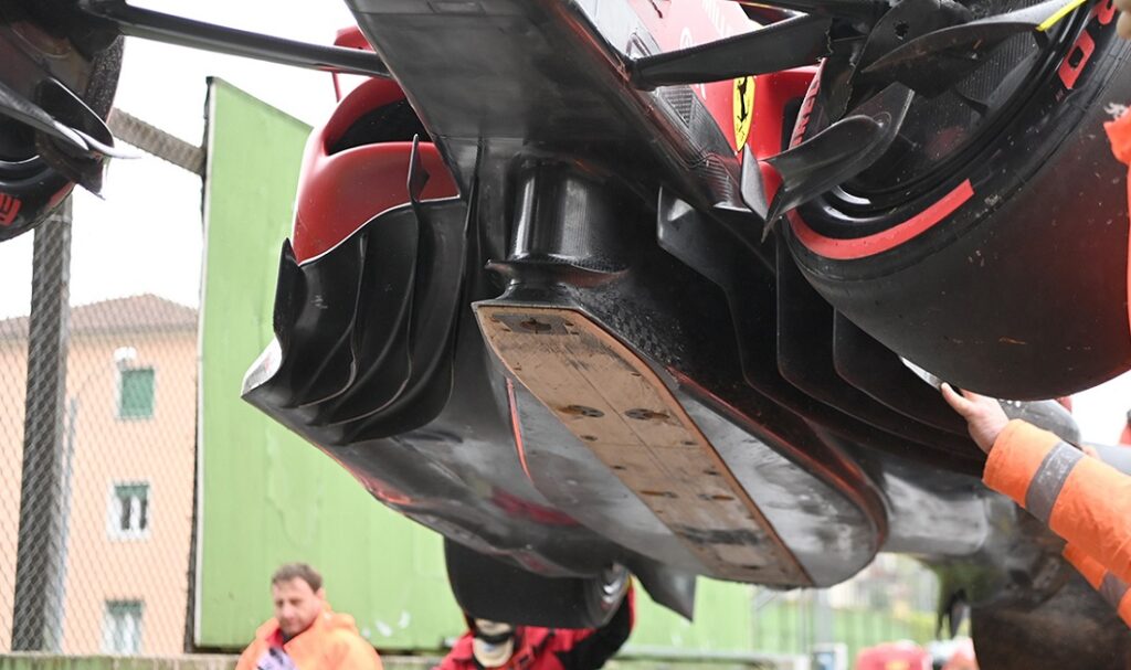 フェラーリF1-75とアルファロメオC42のトンネルフロアとフロアフェンス！