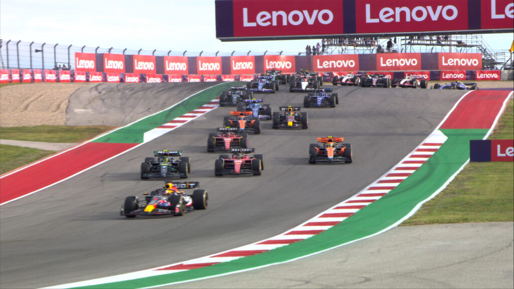 2023年F1第19戦アメリカGPスプリント結果