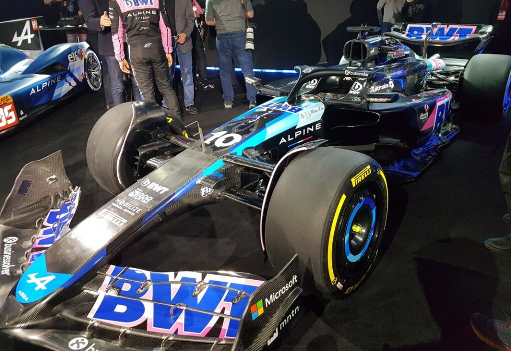 【F1NewCar2024】アルピーヌ A524 実車＆レンダリング画像