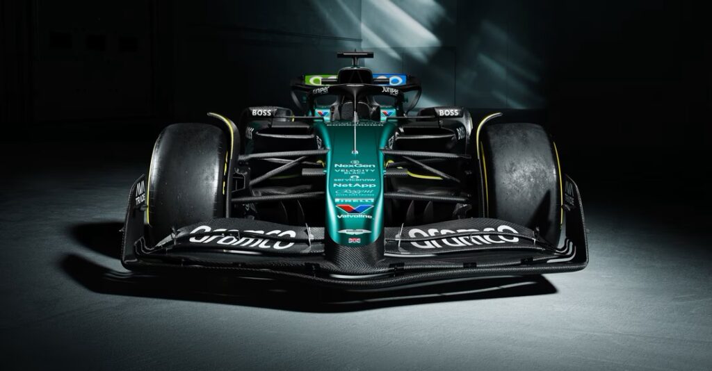 【F1NewCar2024】アストンマーチン AMR24 レンダリング画像