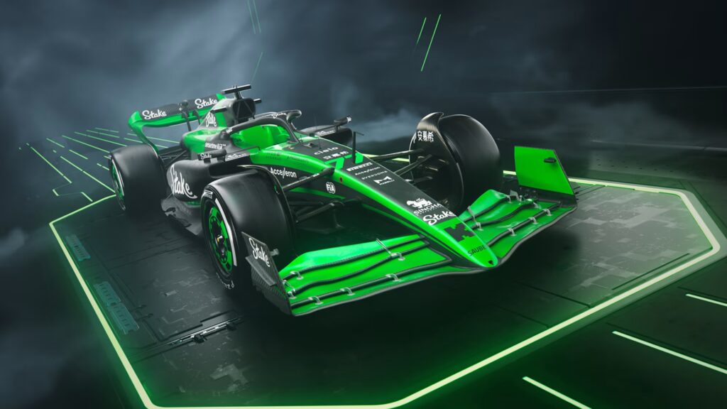 【F1NewCar2024】ステークF1 ザウバー C44 レンダリング画像