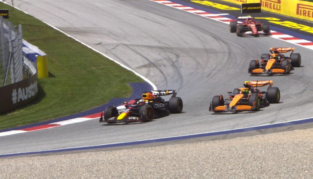 2024年F1第11戦オーストリアGPスプリント結果