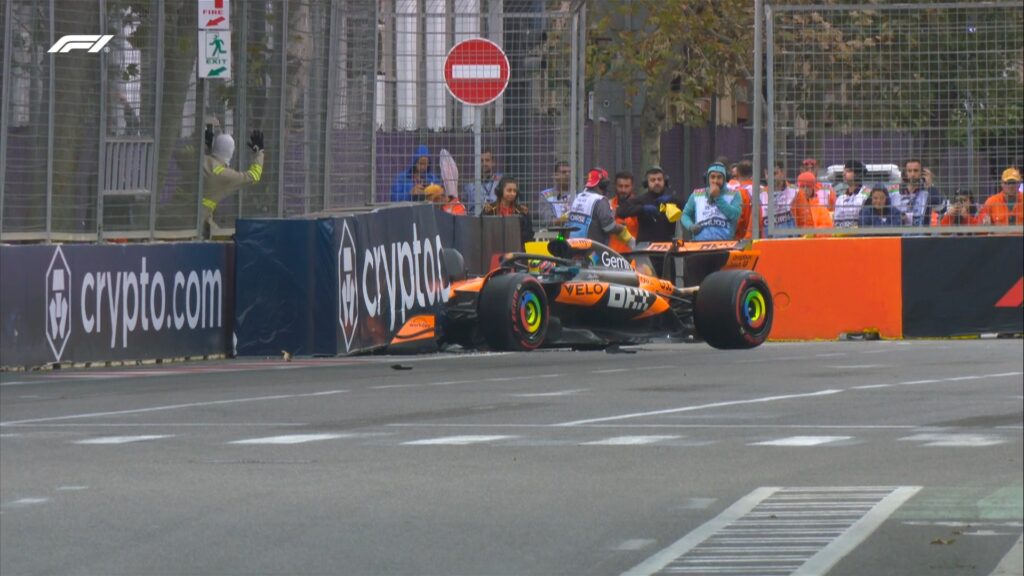 2025年F1第17戦アゼルバイジャンGP予選結果「レッドフラッグ！！」